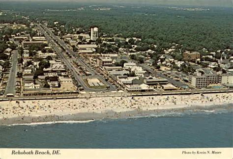 Aerial view of Rehoboth Beach