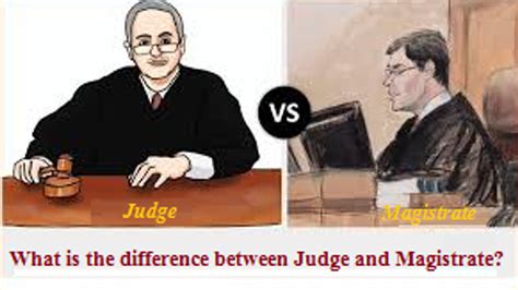 What is the difference between Judge and Magistrate?