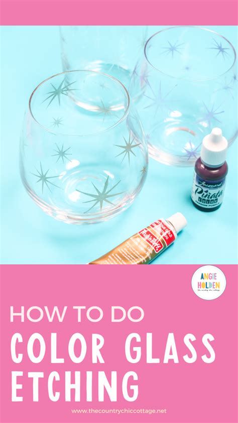 How to Color Glass Etching in Minutes - DIY Newest