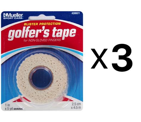 Mueller Golfer's Conforming Elastic Protective Finger Grip Tape 1"x5yd (3-Pack) | eBay