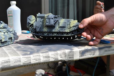 davetaylorminiatures: Steel Legion Tank Painting - Heroes of Armageddon