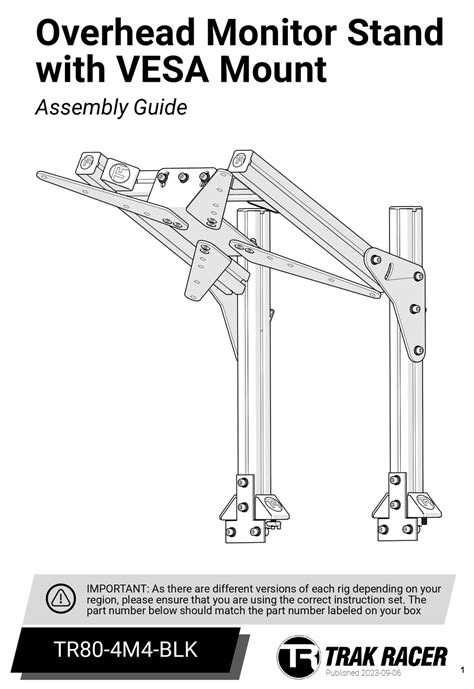 TRAK RACER TR80-4M4-BLK ASSEMBLY MANUAL Pdf Download | ManualsLib