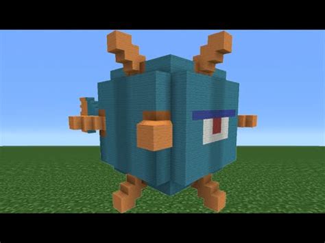 Minecraft Tutorial: How To Make A Guardian Statue - YouTube