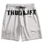 2Pac Makaveli Shakur Thug Life Pistol Gun Logo Swim Trunks