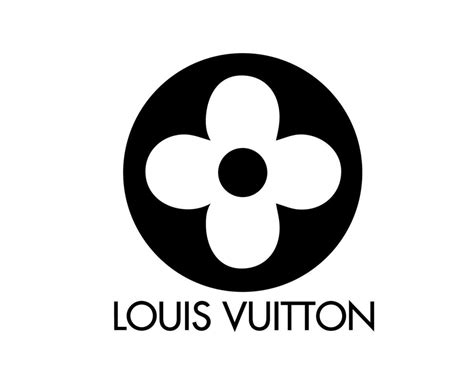 Louis Vuitton Logo Brand With Name Black Symbol Design Clothes Fashion Vector Illustration ...