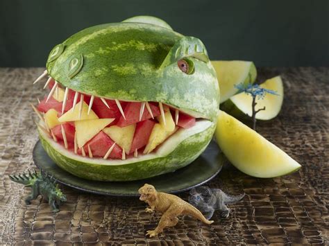 T-Rex Dinosaur my boy would love this!!! kids birthday, watermelon ...