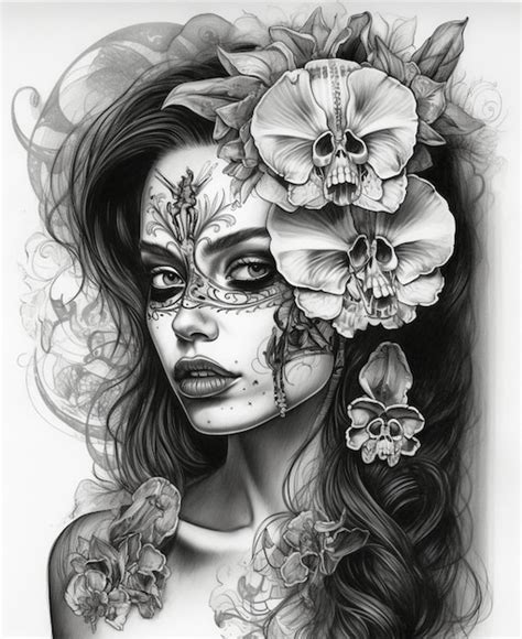 Premium AI Image | Day of the dead art