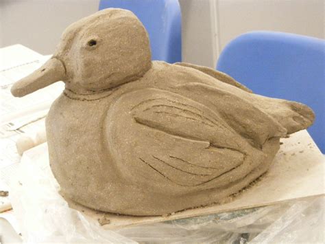 Duck Sculpture by Sabpwin on DeviantArt