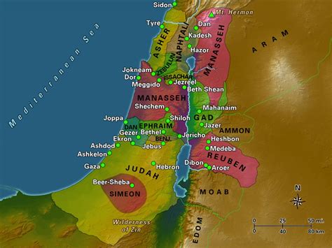 Biblical Maps Of The Middle East - Sam Leslie