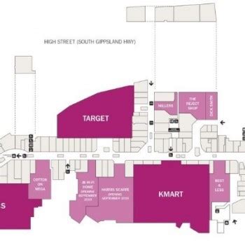 Cranbourne Park Shopping Centre Map