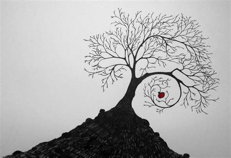 Abstract Tree Drawing at PaintingValley.com | Explore collection of ...