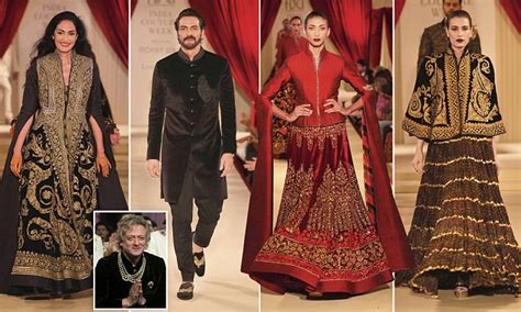 New Rohit Bal collection stuns fashion world | Daily Mail Online