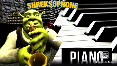 Shreksophone in piano tutorial - YouTube