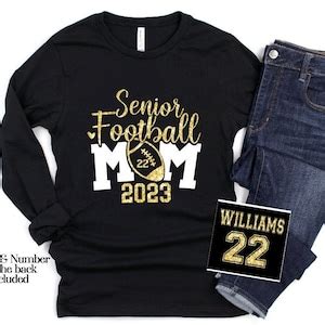 Senior Football Mom Shirtsenior Football Mom Shirt Long - Etsy