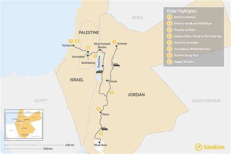 Jordan & Palestine Highlights: Amman, Wadi Rum, Petra, The Dead Sea, Jerusalem, Tel Aviv - 8 ...