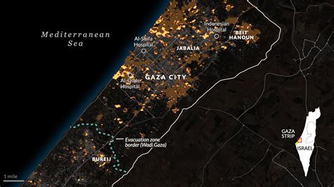 Map: After a month of bombardments, as much as a third of Gaza City is damaged | WBHM 90.3