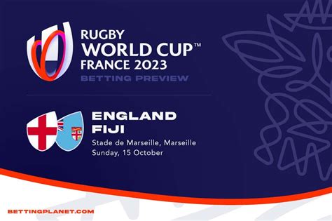 England vs Fiji Rugby World Cup Betting Predictions & Odds