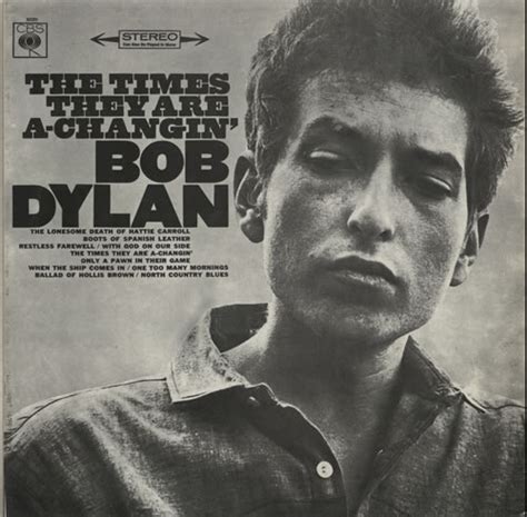 Bob Dylan The Times They Are A-Changin' Portugese vinyl LP album (LP record) (584126)