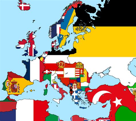 ww1 flag map of europe by asanstale on Newgrounds