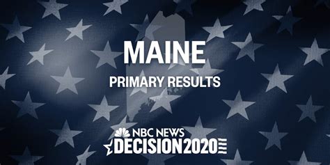 Maine Primary Results 2020 | Live Election Map