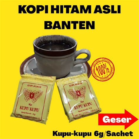 Jual Kopi Hitam Bubuk Asli Tanpa Ampas & Gula Murni Original 100 % Sachet Premium Halus Kopi ...