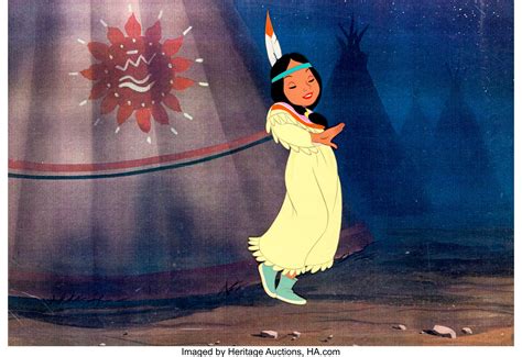 Peter Pan Tiger Lily Production Cel (Walt Disney, 1953).... | Lot ...