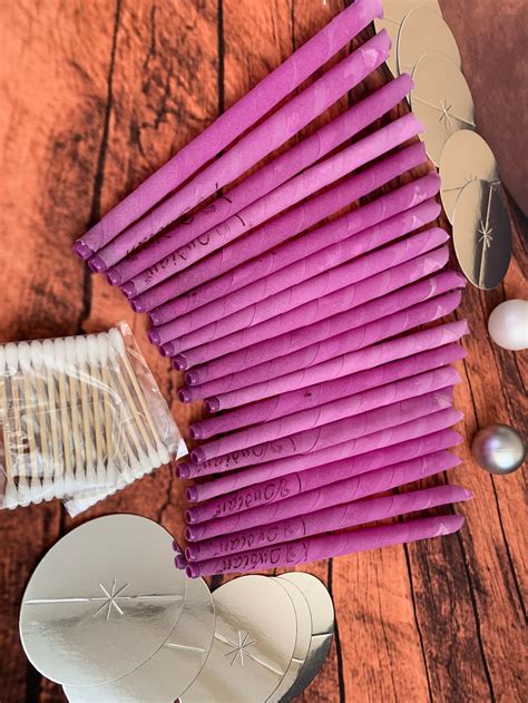 20 Pcs Ear Wax Removal Candles Purple Lavender Set Handmade - Etsy