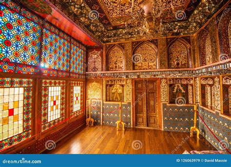 Sheki: the Khan Winter Palace, Inside. Editorial Stock Image - Image of azerbaijan, culture ...