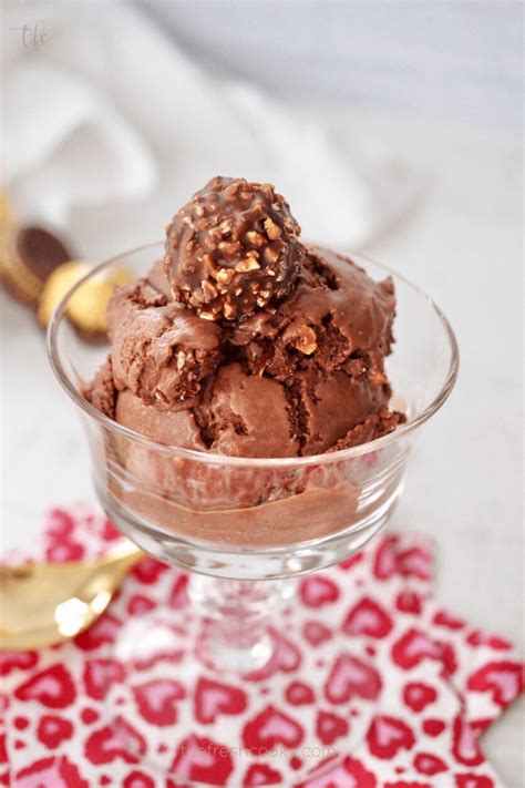 Ferrero Rocher Ice Cream (Copycat Recipe) • The Fresh Cooky