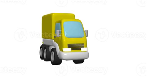 Delivery Truck cartoon 3d png 13994549 PNG