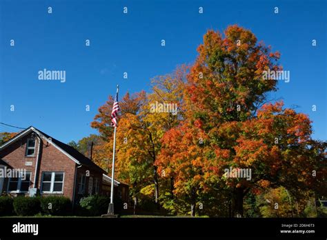 Fall foliage colors of New England Stock Photo - Alamy