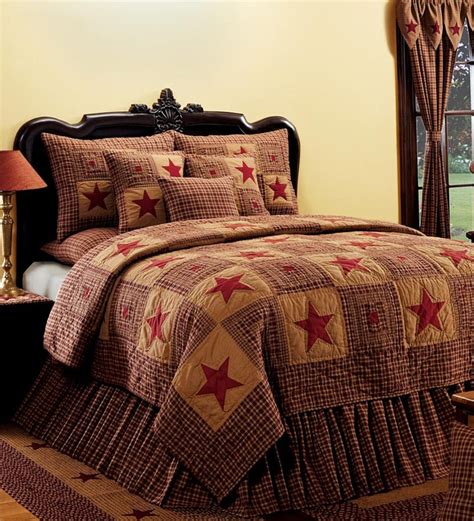 King Vintage Star Quilt | PlowHearth | Quilt sets bedding, Home decor, Country quilts