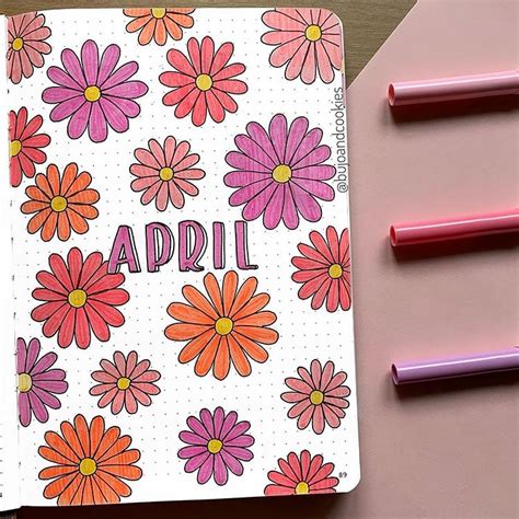 45 Monthly Bullet Journal Cover Page Ideas - Beautiful Dawn Designs