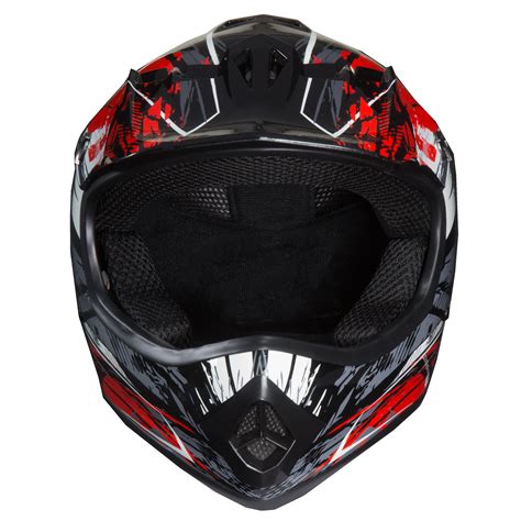 Lunatic Youth MX / ATV Helmet DOT Approved - Boys Girls Kids Junior Off Road | eBay