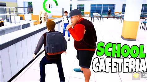 SCHOOL FIGHT IN CAFETERIA BAD GUYS AT SCHOOL - YouTube