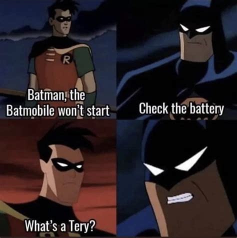 Get the battery Batman! - Meme by RedDogTheCat324 :) Memedroid