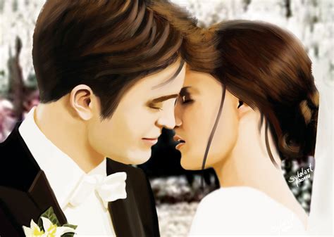 Twilight breaking dawn Edward Bella art by, sykolart - Twilight Series ...