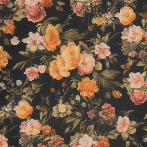 Vintage Floral Wallpaper For Walls Victorian Flora | atelier-yuwa.ciao.jp