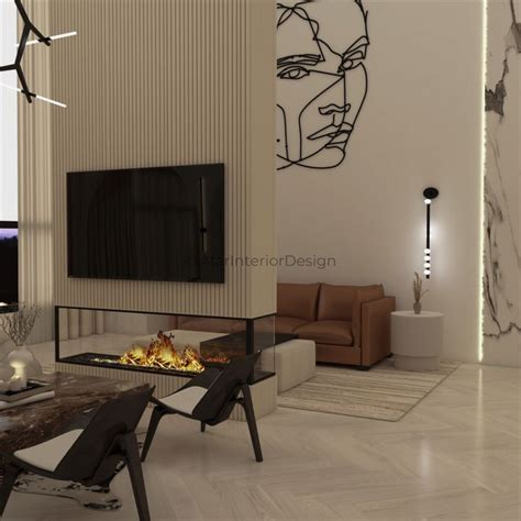 These 3D renderings provided my clients a glimpse into what their living room could be. A ...