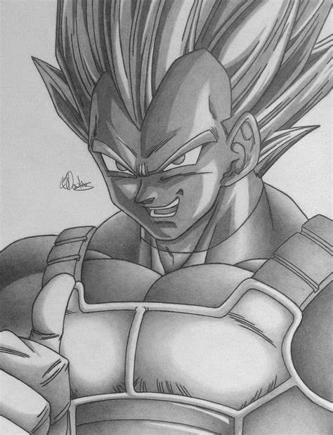 Vegeta Super Saiyan by Conzibar on DeviantArt | Dragon ball painting ...