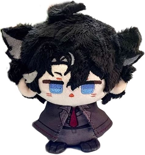 Amazon.com: CALEMBOU Anime Plush Keychain for Backpack, 4" Cute Chibi Plush Figure,Wriothesley ...