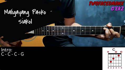 Maligayang Pasko - Siakol (Guitar Cover With Lyrics & Chords) - YouTube