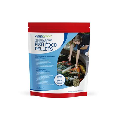 Aquascape Premium Color Enhancing Floating Fish Food Pellets