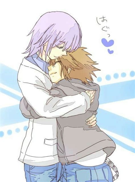 Sora and Riku hug | Kingdom hearts characters, Kingdom hearts art, Sora ...