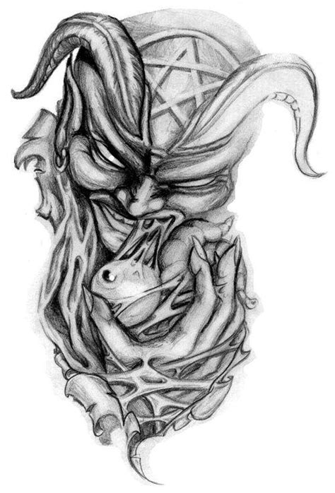 Top 9 Scary Demon Tattoo Designs for Men | Styles At Life