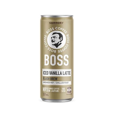 Boss Coffee Iced Vanilla Latte 237ml Reviews - Black Box