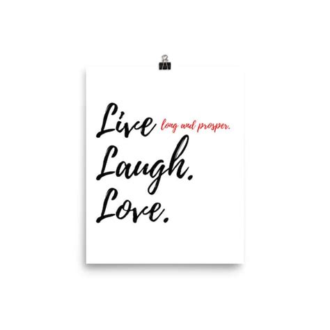 Live Laugh Love Parody - Etsy