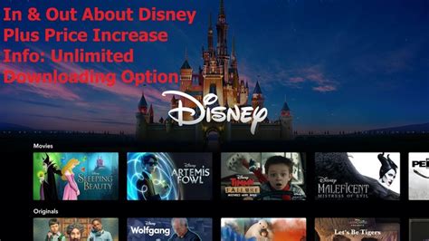 In & Out About Disney Plus Price Increase Info: Unlimited Downloading ...