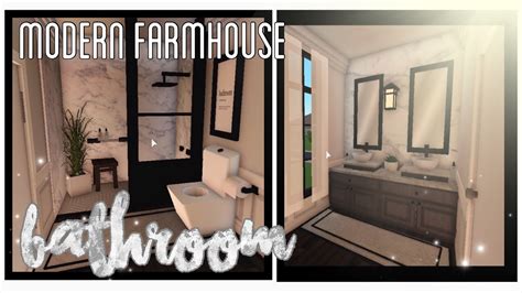 Small Modern Farmhouse Bathroom Bloxburg - BEST HOME DESIGN IDEAS