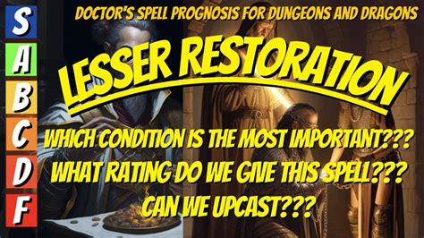 How To Use The Spell Lesser Restoration And How Do We Rate It For ...